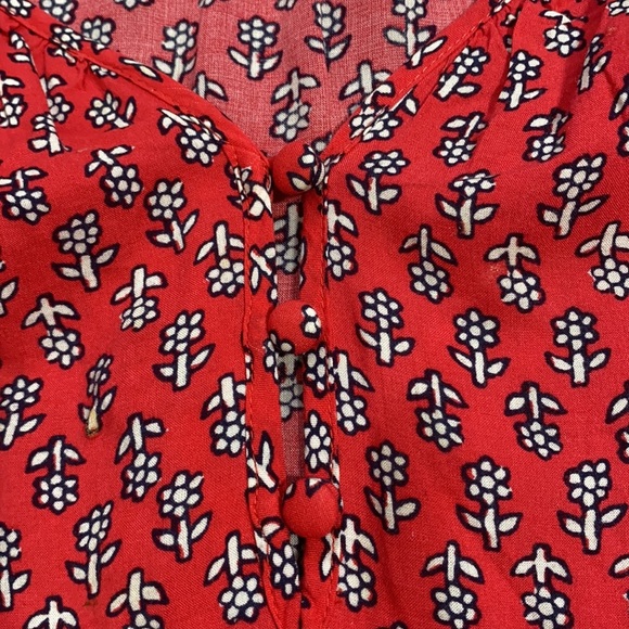 Lucky Brand boho pink and blue blouse - Picture 5 of 6